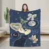 Holly Humberstone Cruel World Flannel Blanket  Super Warm Throw Blanket for Home Decor Street Trend Bedspread Sofa Bed Cover