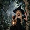 Bow Ribbon Lolita Witch Hat Star and Moon Pendant Wizard Cap Masquerade Cap  Cosplay Event