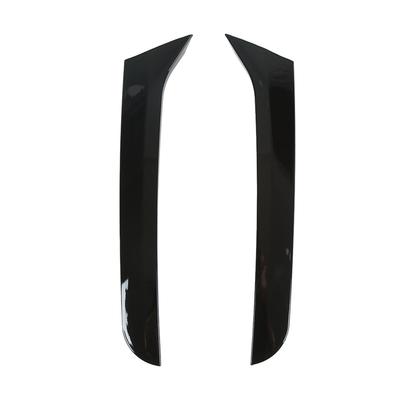 2 Pcs Rear Window Spoiler Glossy Black Left Right Side Wing Cover Splitter Trim for Sharan
