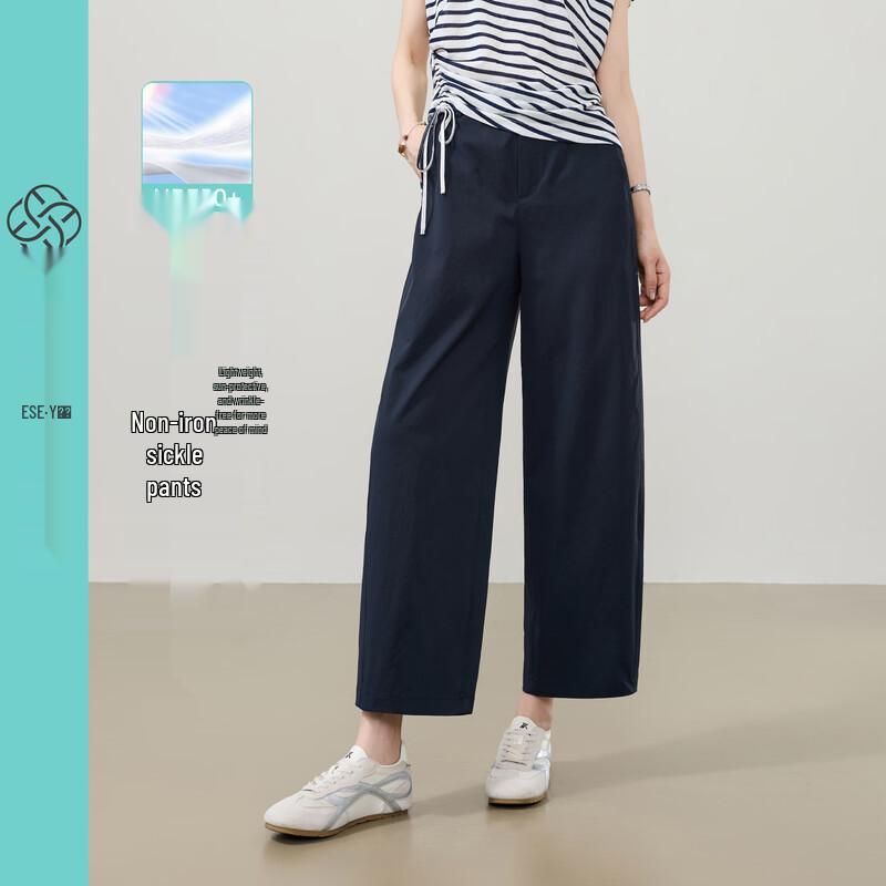 ESE-Y Women s Cropped Harem Casual Pants 30S