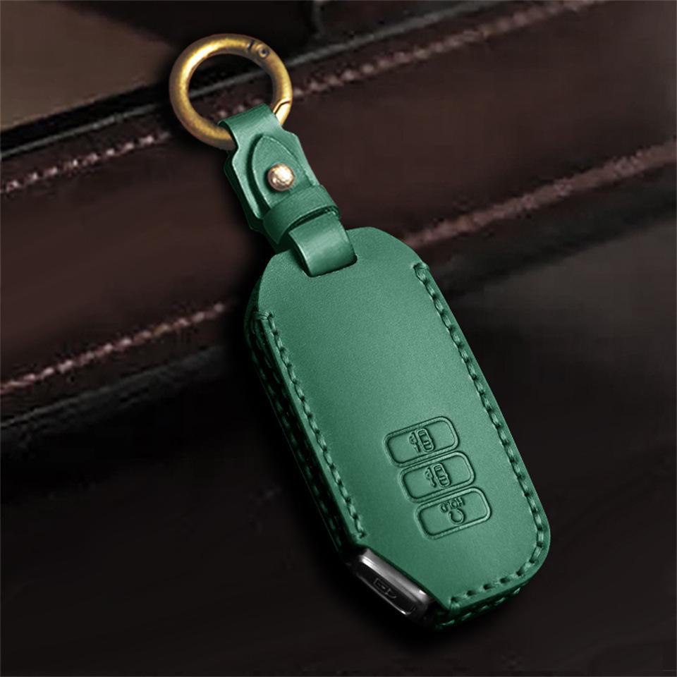 

Корейский чехол для ключа Kia - популярный автомобильный аксессуар, экспортируемый в Корею зелёный