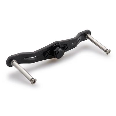 HEIGHTEN Reel Handle Carbon Cloth Carbon Fiber for and Lucia Baitcasting Reels V2.0 85/95mm (No Knob) 1.5K Shimano, Daiwa, Abu, (85mm) (64)