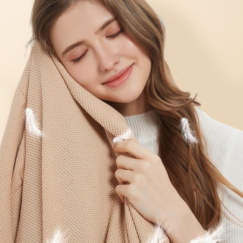 Wearable USB Electric Heated Blanket 3 Heating Levels Leg Cover Heating Lap Blanket Office