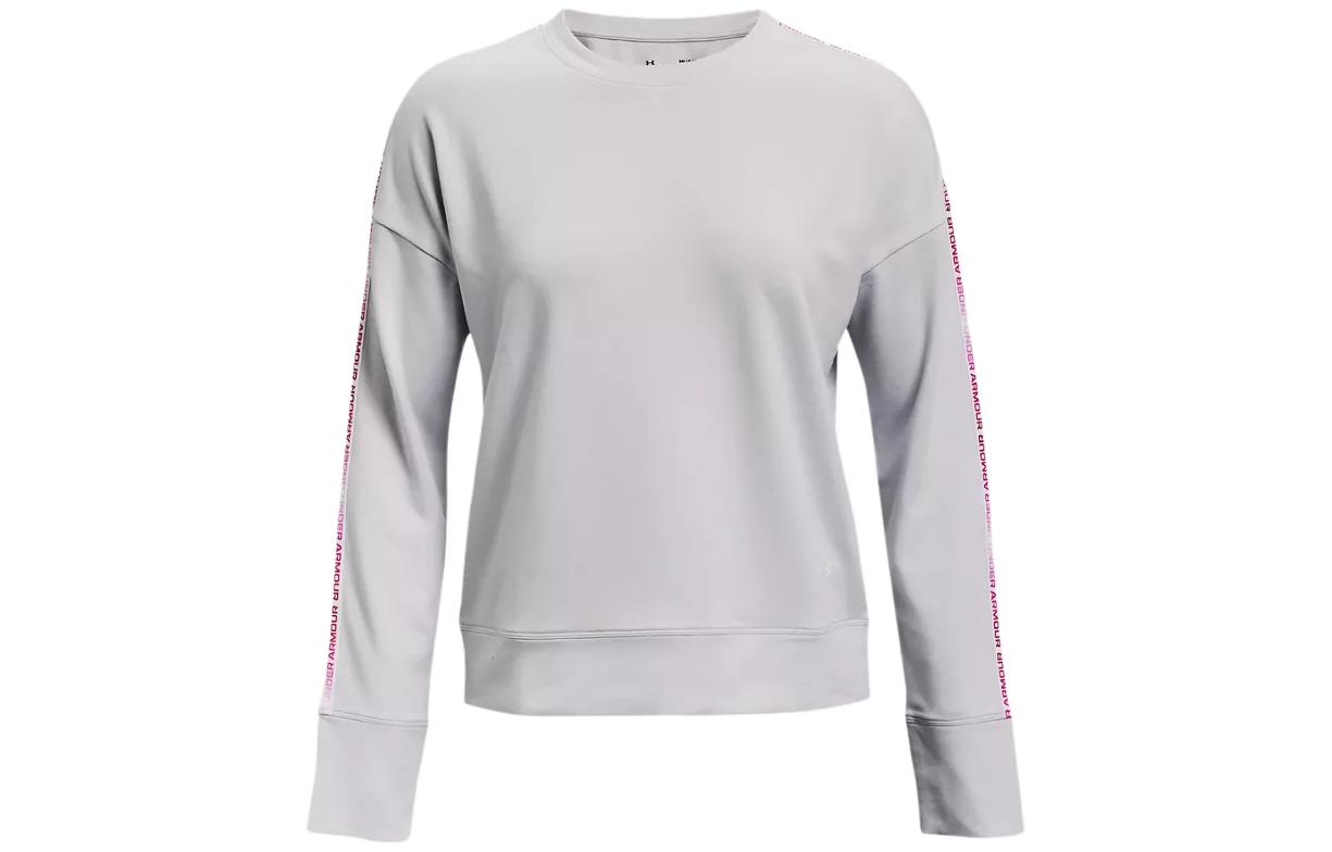 Under Armour Drop Shoulder Sleeve T Shirt Women s Halo Gray 1360905-014 M