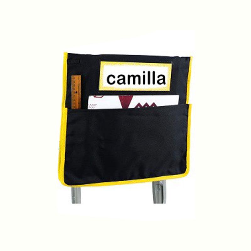 Chair Back Storage Bag Seat Back Organizer Multi-Pocket Classroom Chair Pockets for Students School Supplies