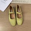 Fashion Bailamos Fashion Round Toe  Ballet Flats Woman Soft Loafers Ladies Brand Design Mary Jane Shoes Mujer Size35-40ujer