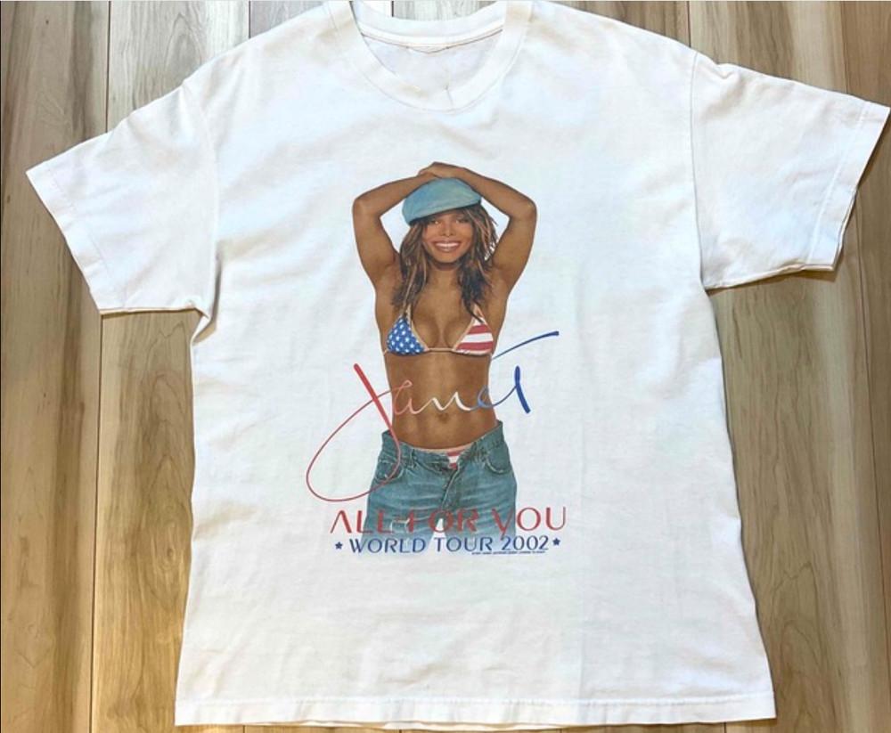 Janet Jackson ALL FOR YOU TOUR 2002 Shirt Gift Funny S-4Xl Shirt A249