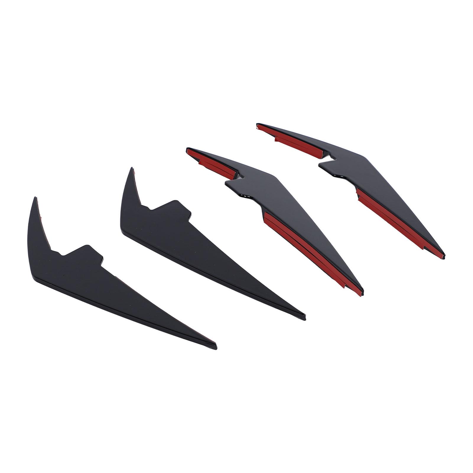 

4PCS Front Bumper Side Canards Splitter Fins Car Body Decoration for 3 Series 0 1 LCI M Sport 2023+