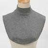 Winter Women's Scarf Base Shirt With Mid High Collar And Fake Collar