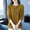 Pull Tricoté Chaud Oversize pour Femmes Manches Longues Pulls Hauts Hiver Automne Épais Pull