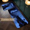 Billie eilish (23) Customize Name Flannel Kitchen Mat Soft Non-Slip Kitchen Floor Runner Rug for Home Kitchen Decor