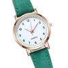 Fashionable luxurious women's analogue‑quartz wristwatch with leather strap, luminous ladies' watch