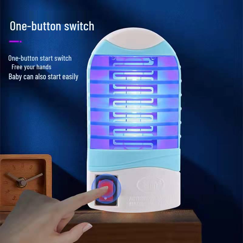 

Літня електрична лампа для знищення комарів і мух з синім світлом для дому, ресторану, спальні та вітальні