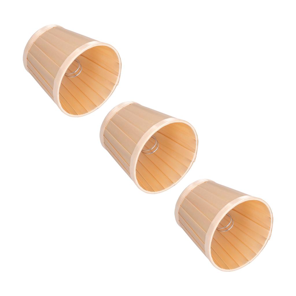 3 PEÇAS Cúpula de Tecido E14 Clip On Capa de Lâmpada de Tecido para Lustre Arandela Escritório Decoração de Casa