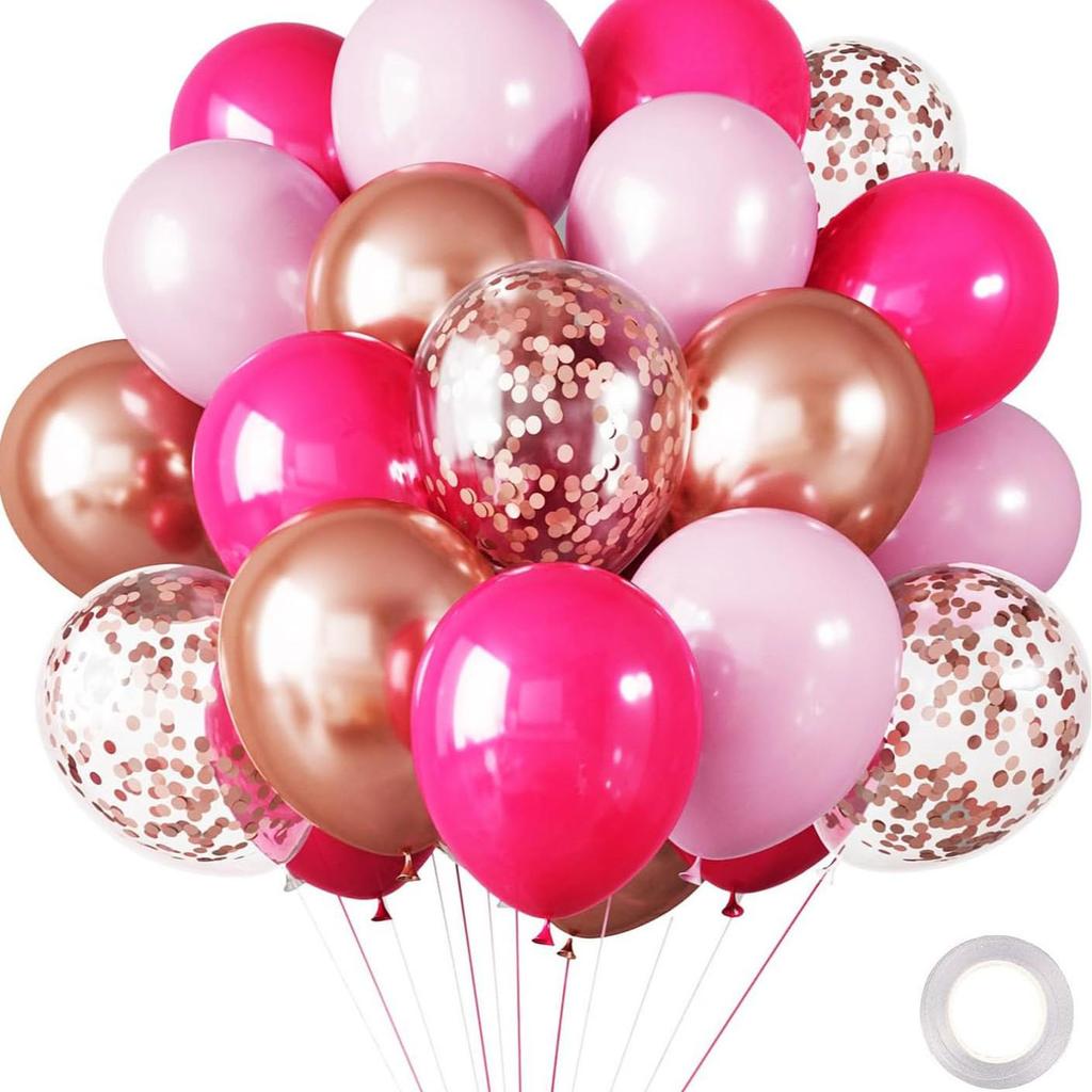 30-Piece Colorful Metal Sequin Balloon Set for Party Decorations