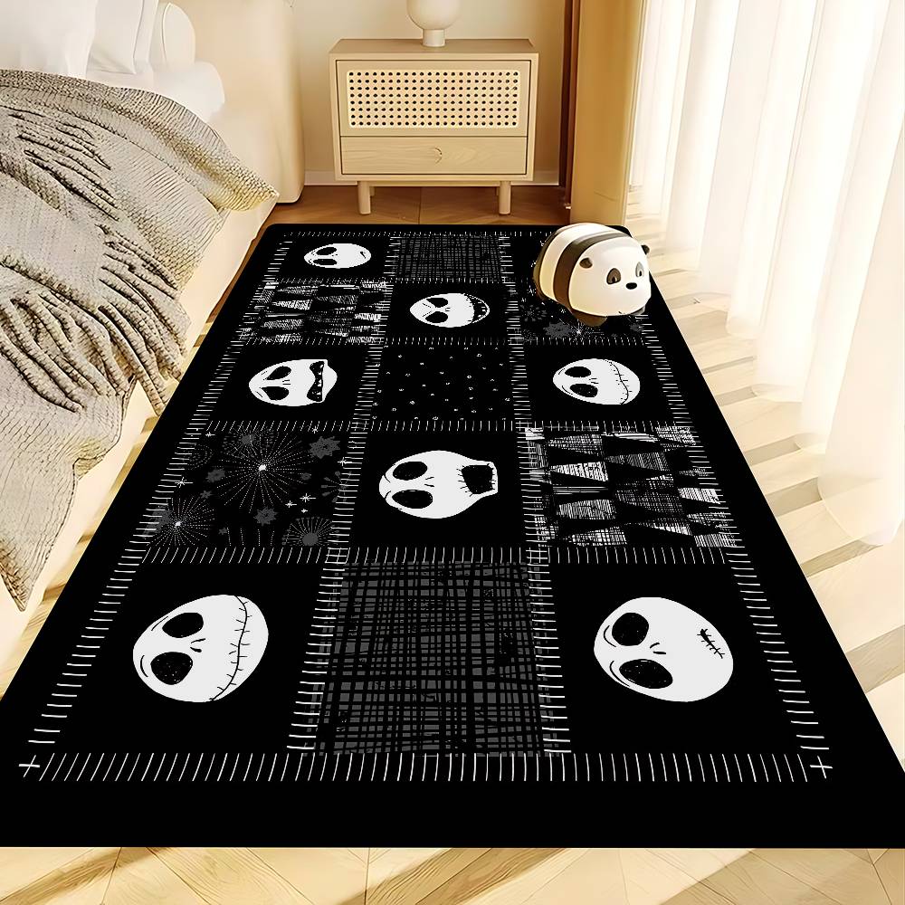 The N-Nightmare B-Before C-Christmas Floor Mat Retro Multiple Choice Living Room Kitchen Rug Non-Slip Modern Home Decor