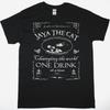 Camiseta Negra Jaya The Cat One Drink
