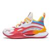 Li Ning Youth Pioneer Team 2.5 Suport Mesh Anti-alunecare Absorbție de șoc Rezistent la uzură Respirabil Rebound Pantofi de baschet Mid-Top YKBS050-5