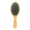 Eco-friendly Ionic Bristle Air Cushion Comb Hair Brush Custom Logo Wood Paddle Hotel Use Wooden Hairbrush