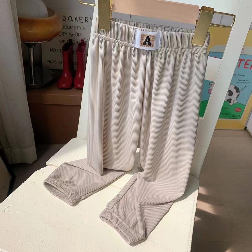 New Children's Quick Drying Mosquito Proof Pants, Summer Ice Silk Cool Air-conditioned Pants, Casual Pants, Thin Version