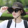Sunscreen hat men's fishing hat summer bucket hat outdoor climbing sun hat face cover UV protection sun hat