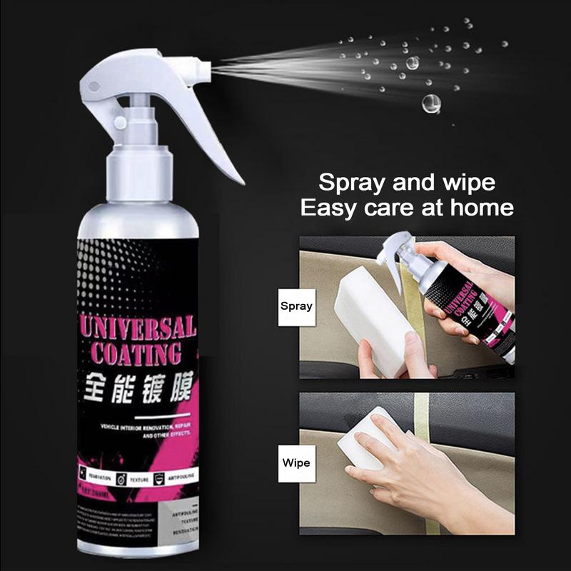 For Renovation Essence Car Leather Cleaner Spray Multifunctional Leather Care Spray 260ml Portable Repairing Agent Automotive