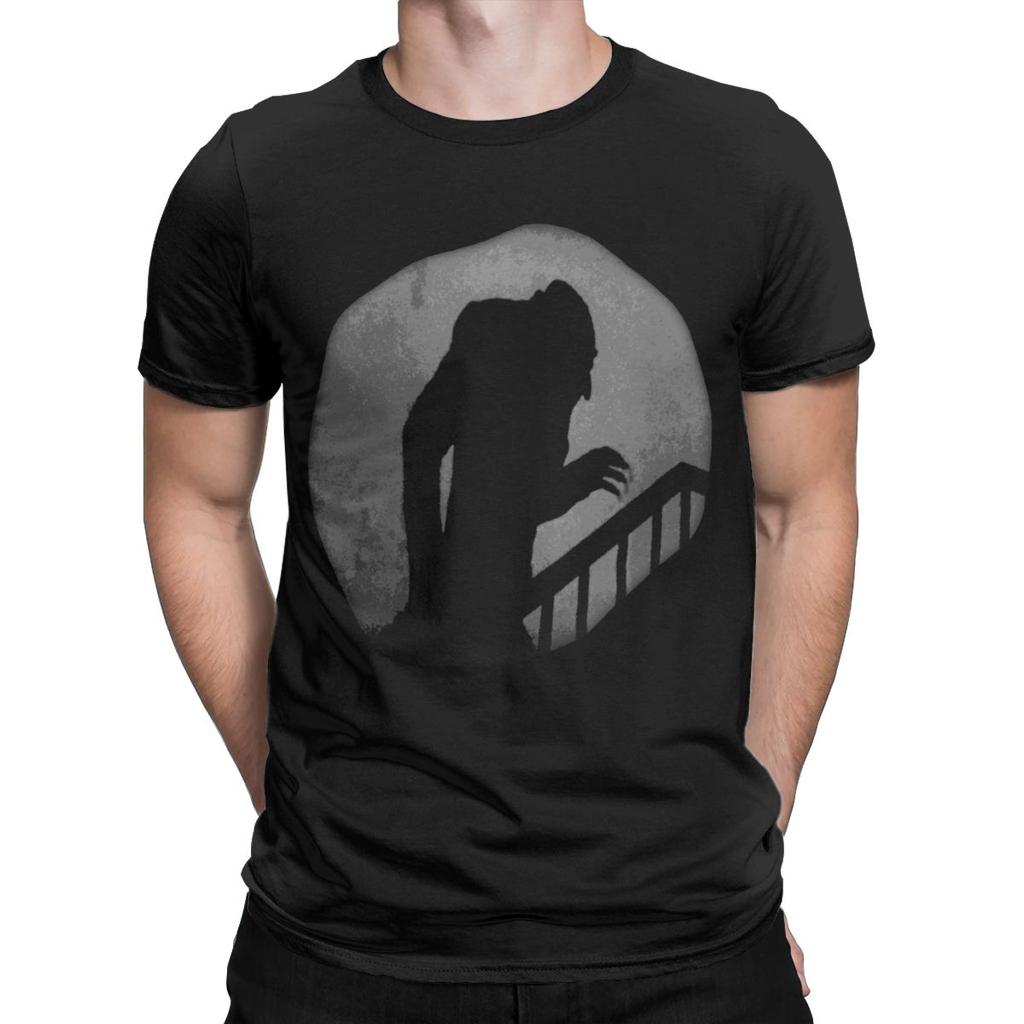 Scary Movie Nosferatu Silhouette Horror Shadow 100% Cotton The Mystery Hunter Halloween Tee A S