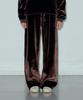 CITTA Velour Banding Trousers_Ctb532 (Brown)