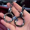 Einfacher Legierungs-Auto-Schlüsselanhänger-Anhänger für Männer & Frauen – Anti-Verlust-Lanyard für Schlüssel