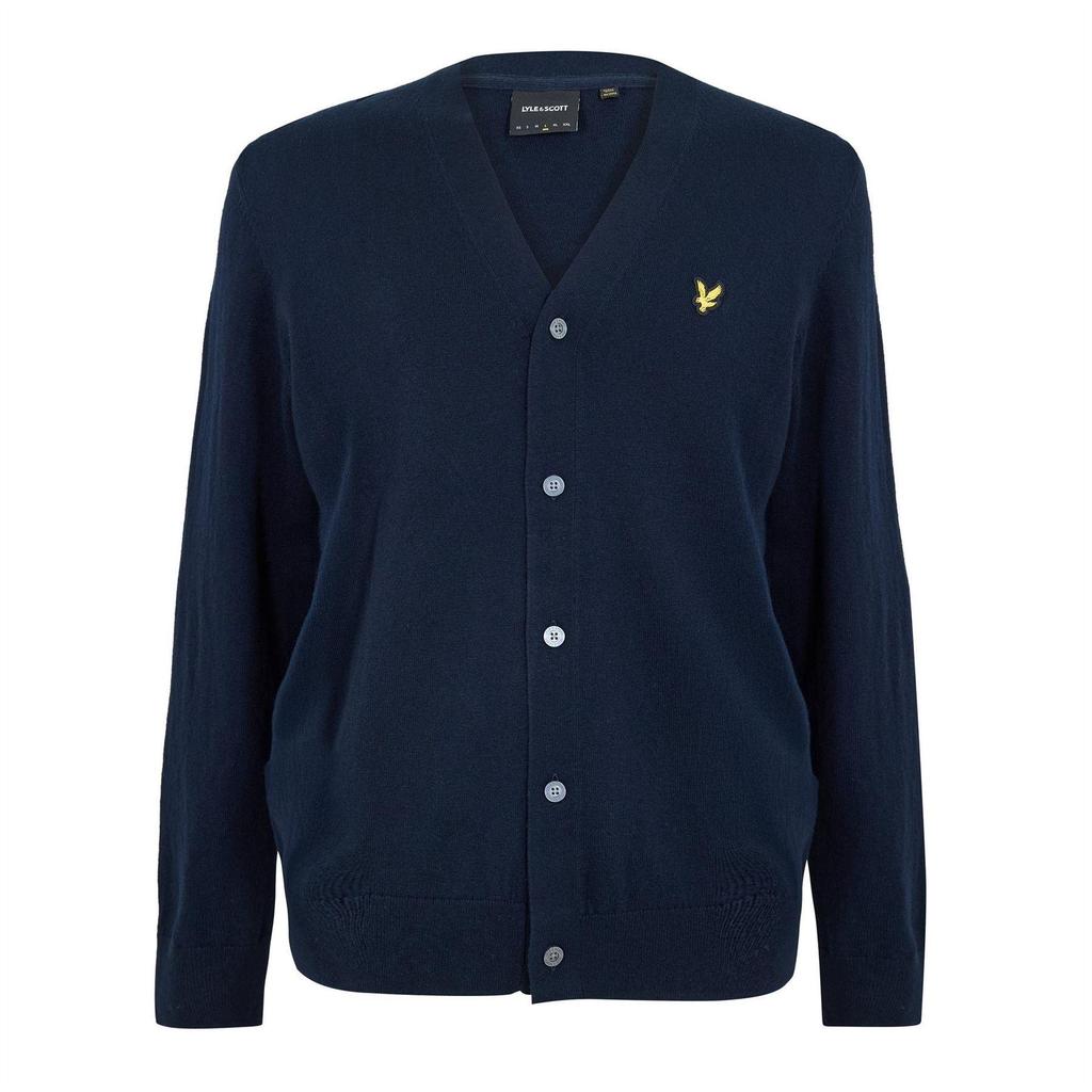 Lyle & Scott Herren V-Ausschnitt Strickjacke