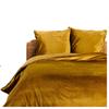 Duvet Cover + 2 Pillowcases 220 X 240 Cm Veline Ochre Velvet