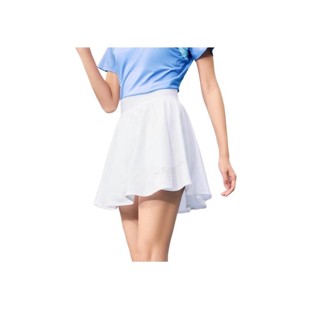 Mizuno Outdoor Solid Color Breathable Quick-Dry Skirt Women Skirts White 72CD33Z1