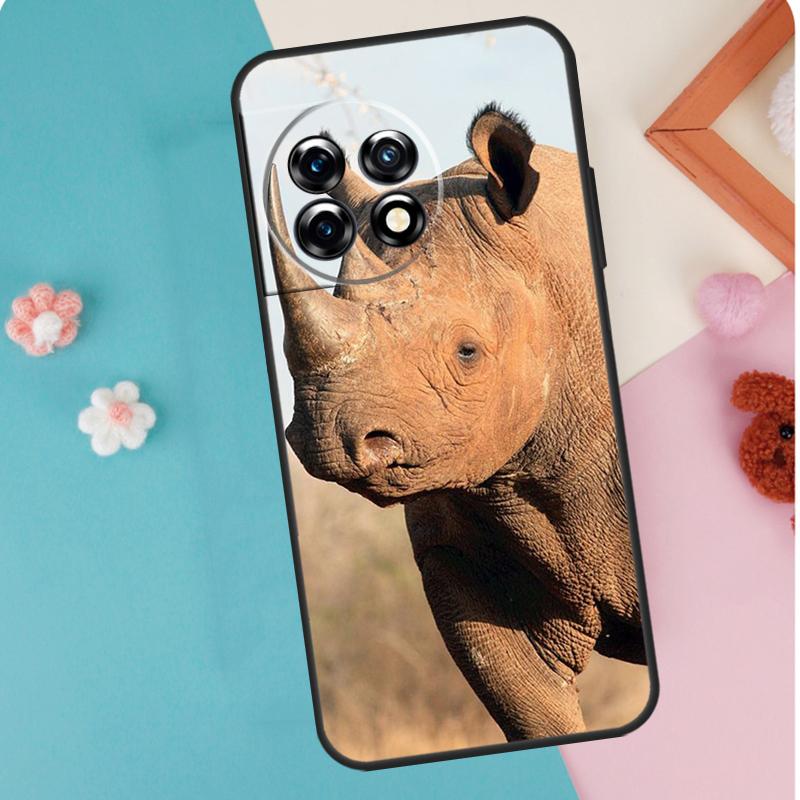 Animal Rhino Case For OnePlus 11 12 13 15 13R 12R 10R 8T 10T 9 10 Pro Nord 5 CE 4 3 2 Lite N20 N30 Cover