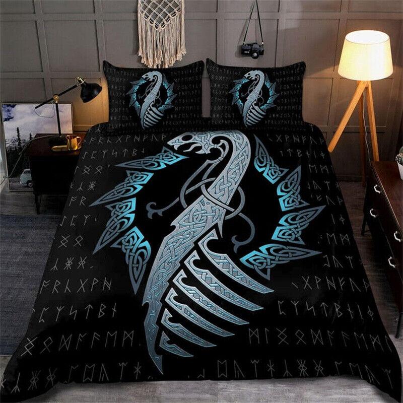 Skull Pattern Bedding Set Duvet Cover Soft Comforter Cover Sets