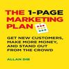 The 1 Page Marketing Plan Get Now Customers Paperback # U482 Us1344 2%