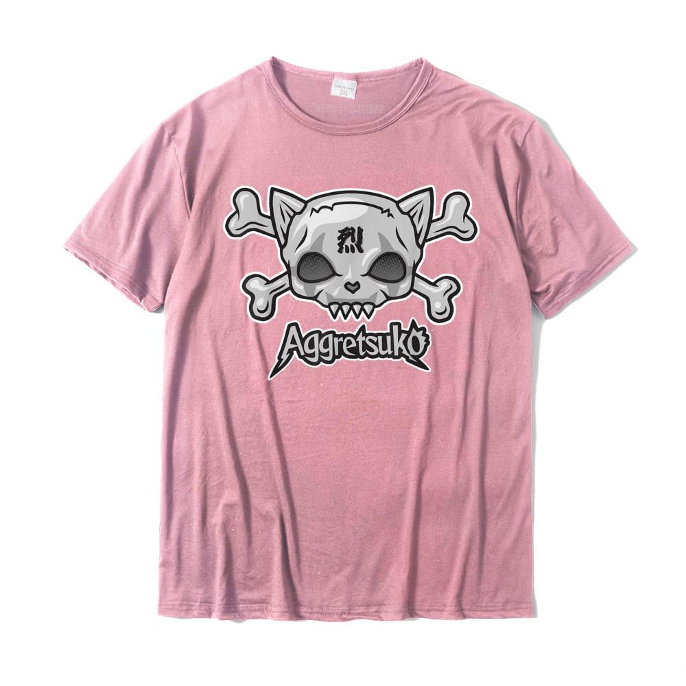 Aggretsuko Skull And Crossbones Tee Shirt Cotton Tops Shirts Funny Funky Normal Top TShirts Happy New Year