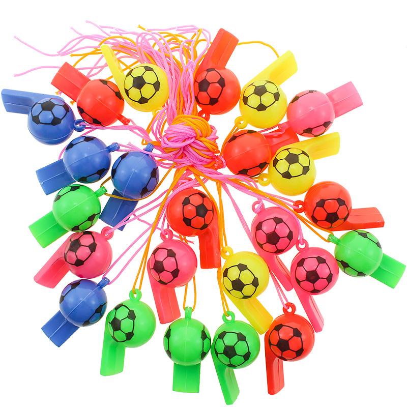 Football Whistle 5/10/20PCS Pack Random Mixed Color Plastic Whistle Cheering Up Props Festival Party Souvenirs Carnival Gift ZYF