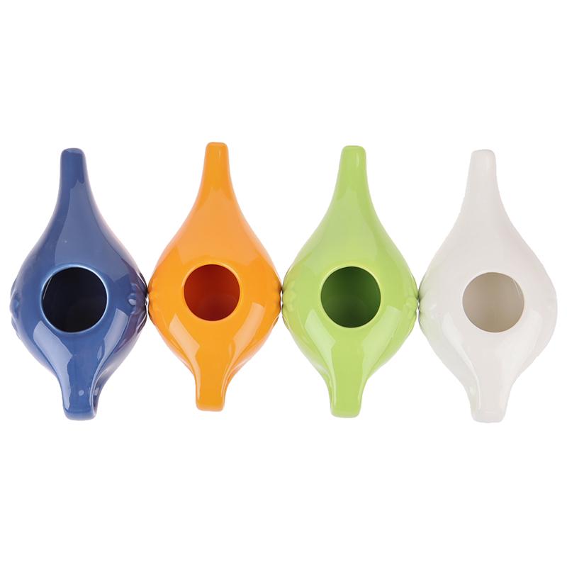 Limpeza de Neti Pot Lavagem Nasal Trocador com Material Cerâmico Irrigador Nasal Oral