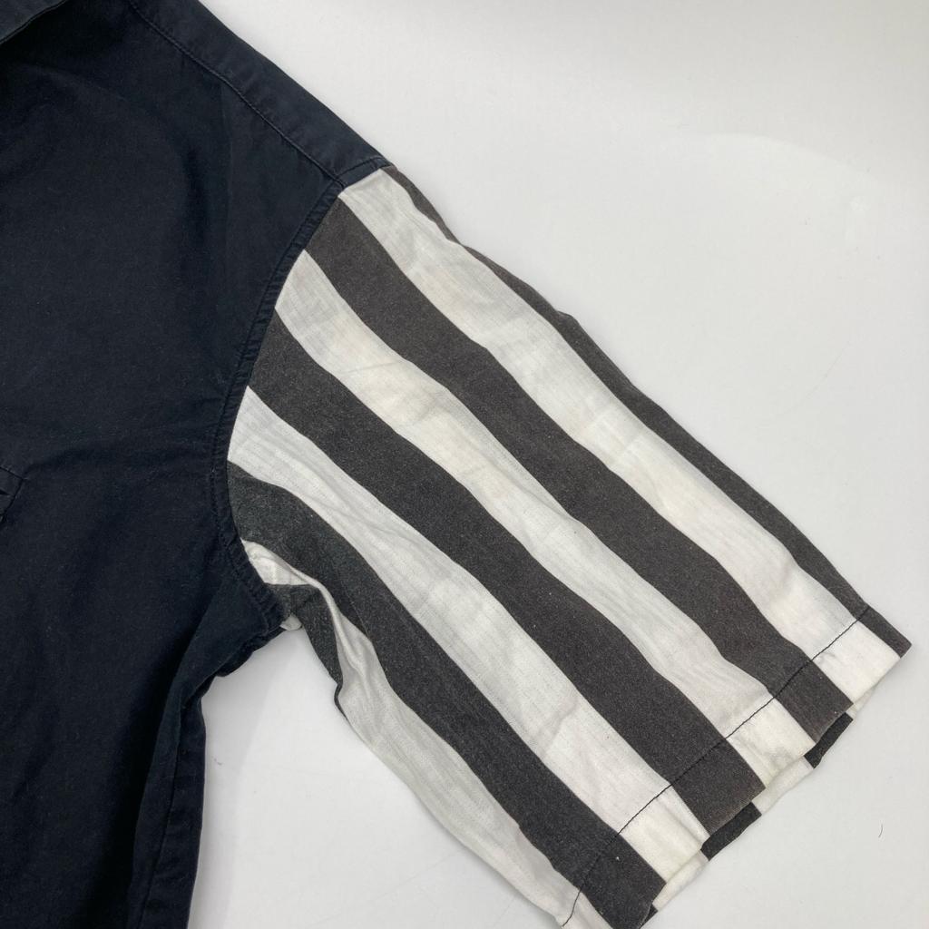 ANN DEMEULEMEESTER 2008 Navy Switch Pullover Shirt tops XXS Navy systemUsed