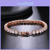 Trendy Korean Fashion Bracelet With Gold-plated Gemstones For Women