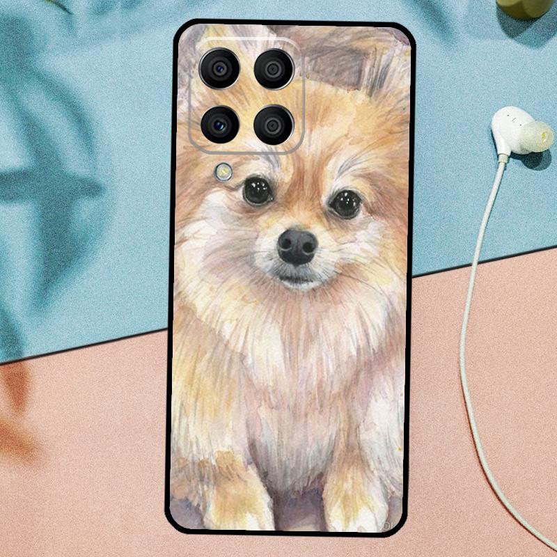

Pomeranian Watercolor Dog For Samsung Galaxy M14 M34 M54 M20 M06 M16 M12 M13 M15 M35 M55 M33 M53 M21 M31 M32 M52 Case Samsung M22