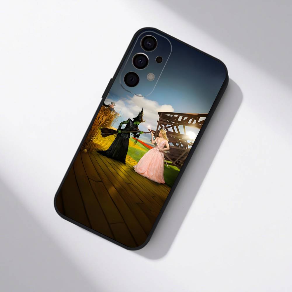 W-Wicked Musical Green Pink Phone Case For Samsung S25,S24,S21,S22,S23,S30,Ultra,S20,Plus,Fe,Lite,5G Black Cover