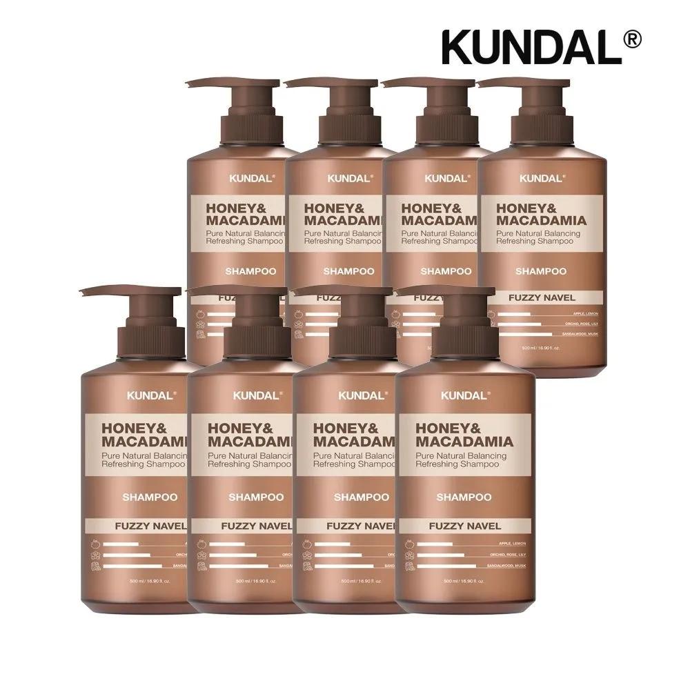 KUNDAL Honey & Macadamia Nature Shampoo Fuzzy Navel 500ml x8
