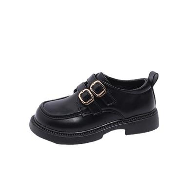 Mädchenschuhe Kinder Prinzessin Kleine Schuhe Frühling und Herbst Neue Britische Schwarze Einzelne Schuhe Weiche Sohle Jungen Schuhe