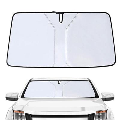 Dobrável guarda-sol do carro para janela frontal auto viseira de sol proteção térmica carro protetor solar blocos uv carro verão
