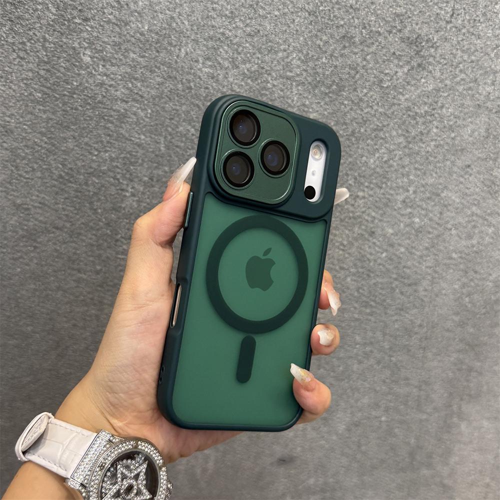 Luxury Magnetic Translunt Bumper Case For iPhone 17 16 15 14 13 12 Pro Max 16 Plus 17Pro 17 Air For Magsafe Matte Armor Cover