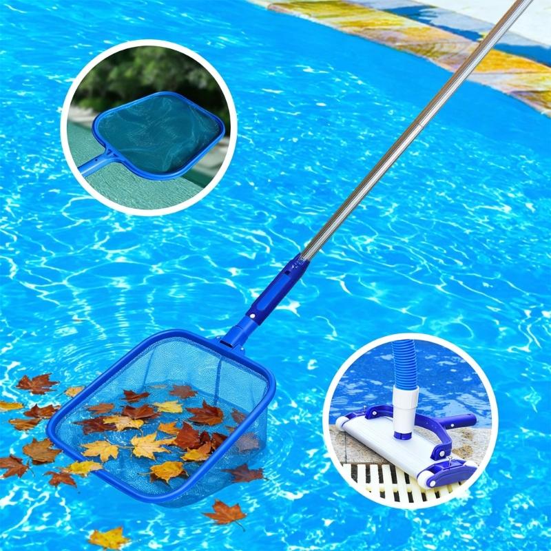 Multipurpose Pool Maintenance Hook Professional Grades Pool Vacuum Cleaner Retrieval Hook Adjustable Pool Poles