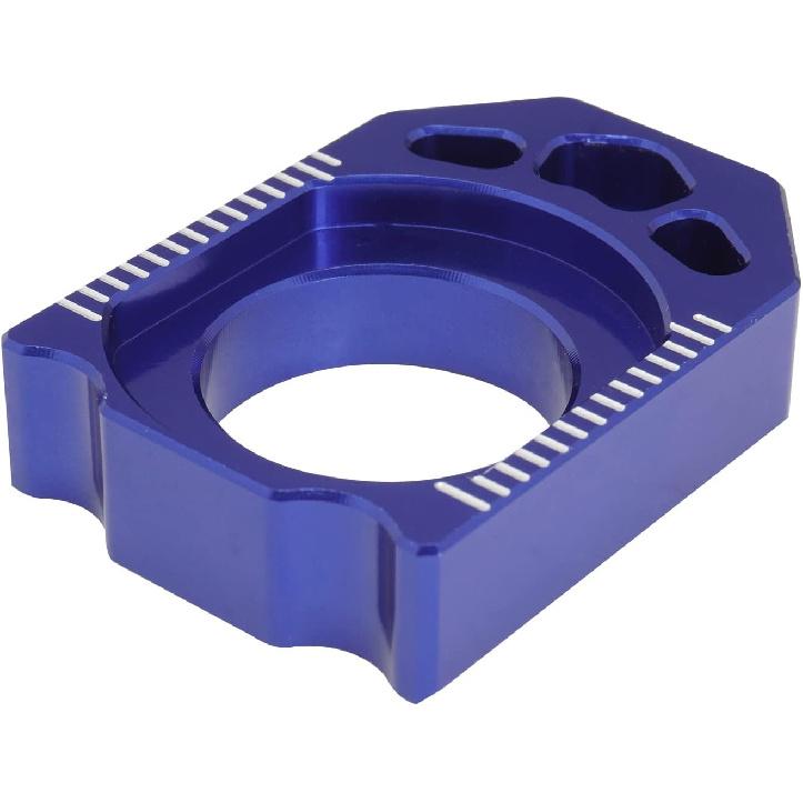 Dirt Bike Rear Axle Block Chain Tensioner Adjuster CNC for YZ 250F 450F YZ250F 2012-2023 YZ450F 2010-2023 Blue
