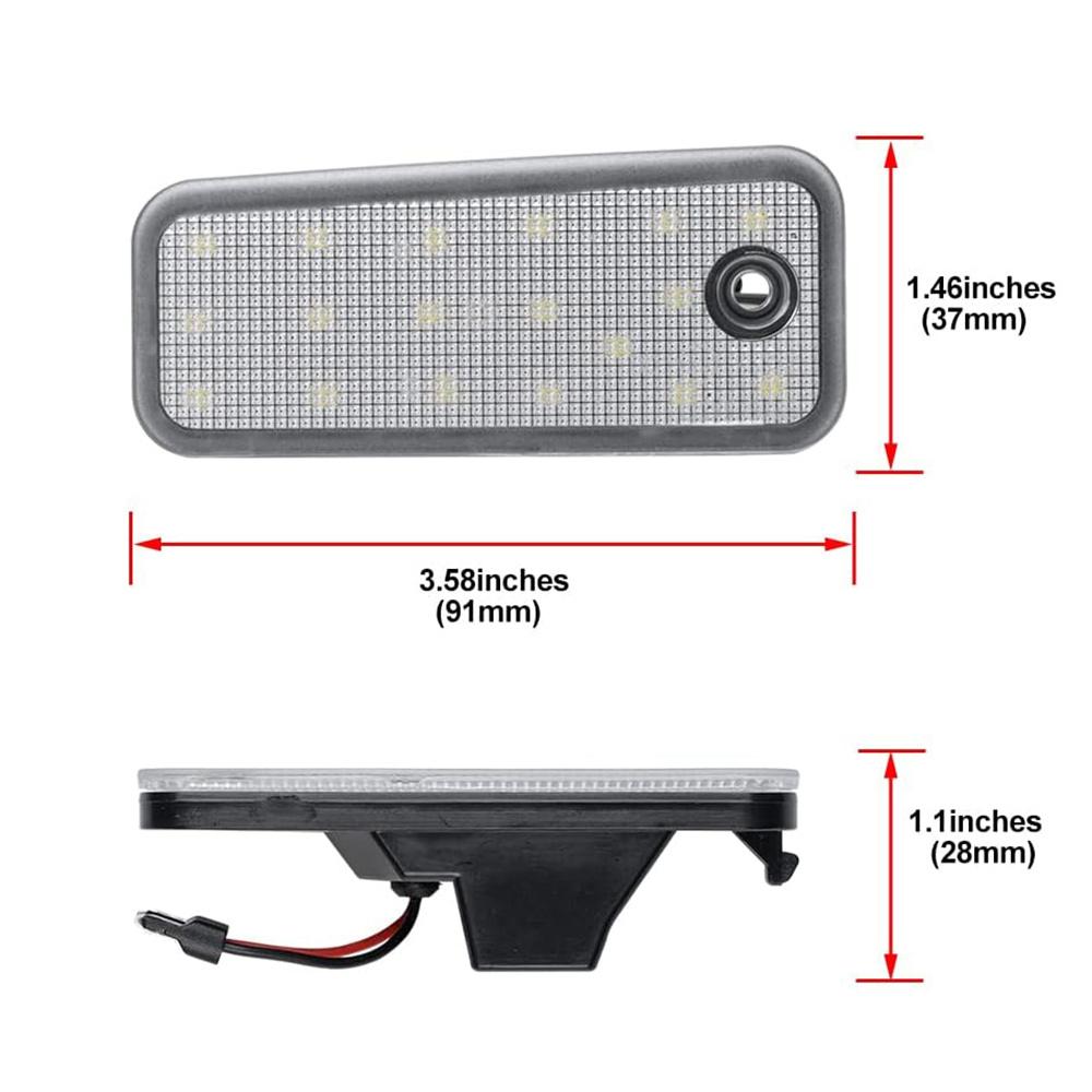 Led License Number Plate Light Tag Lamp For Hyundai Santa DM Grand Santa Fe NC