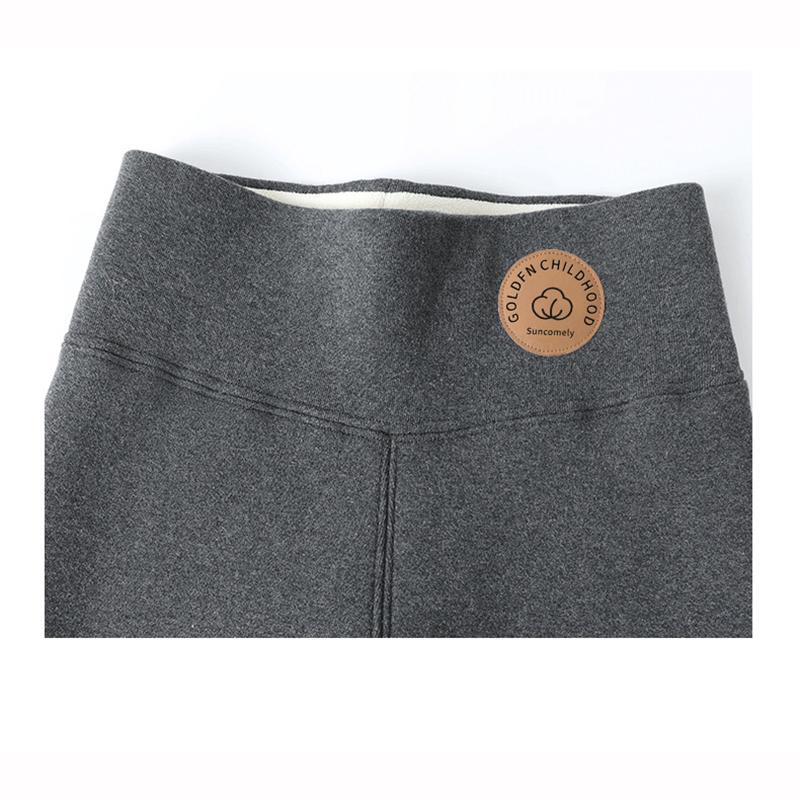 Damen Winter Leggings Thermische Samt Fleece Hose Schwarz Grau Warme Leggings Damen